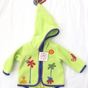NWT, Hanna Andersson BABY Toddler fleece jacket